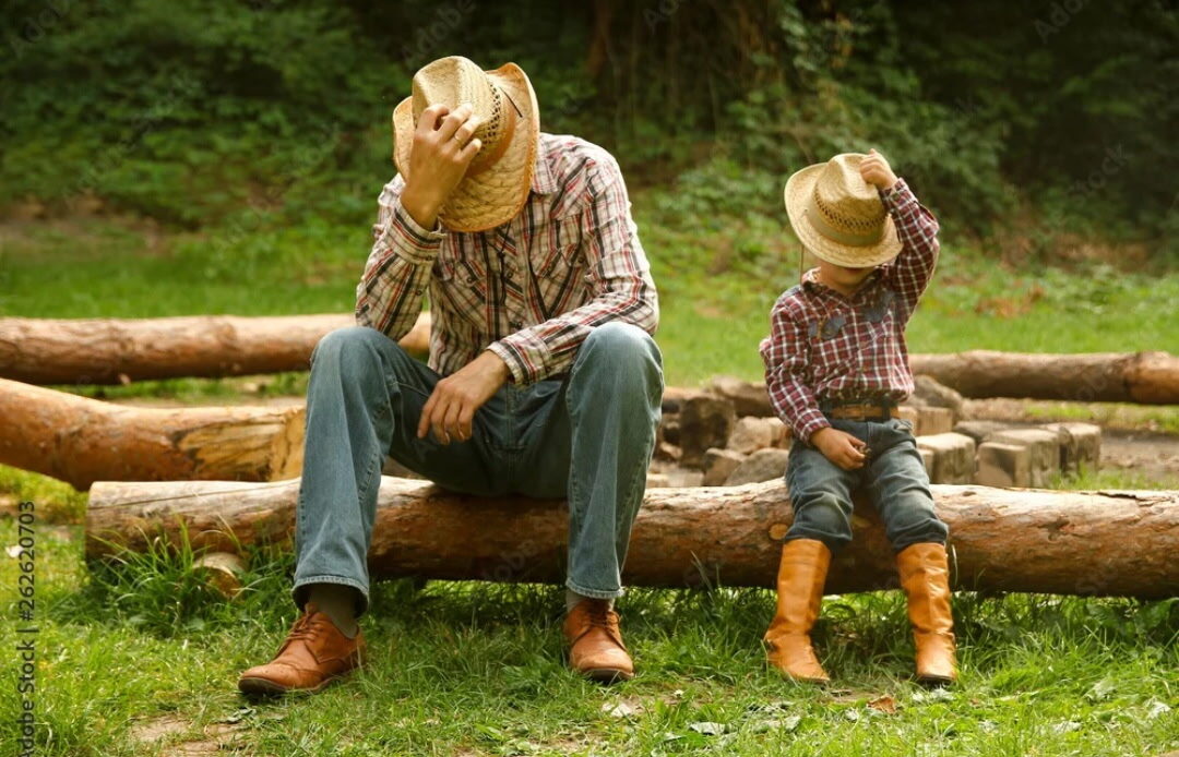 A family enjoying the Farmtastic Fun Zone